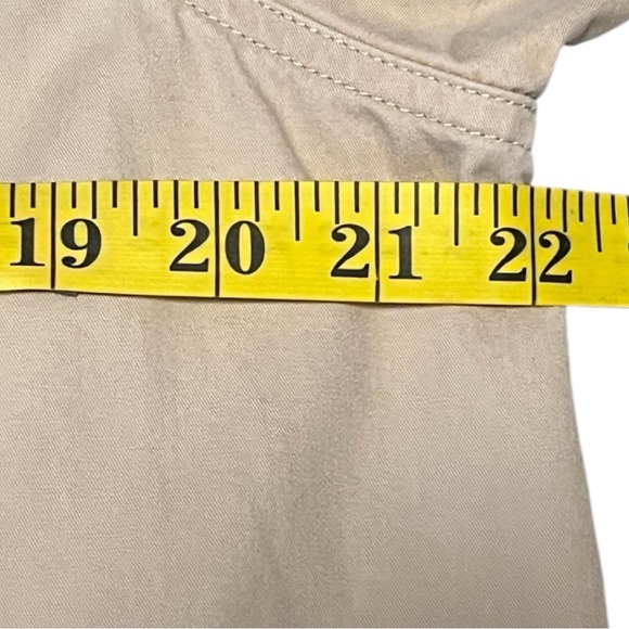 Lauren Ralph Lauren Women’s Belted Utility Khaki Button-Up Shirt Dress Size L - Picture 5 of 11